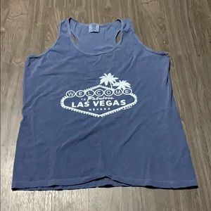 Blue Las Vegas Tank Top